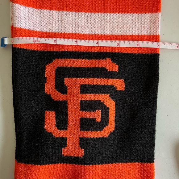 San Francisco Giants Scarf Orange Black Adult Fan Gear Baseball MLB - Picture 2 of 2
